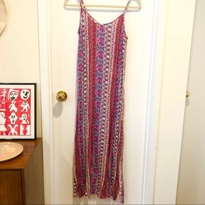 Boho Printed Maxi Sundress